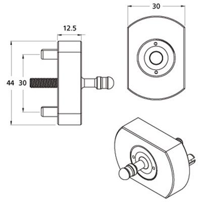 Vortex Automatic Door Magnet AL4400