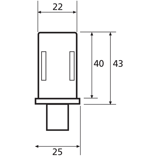 Image of Electric Solenoid Bolts EB250 & EB250KO diagram