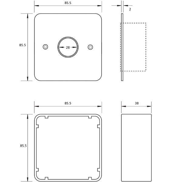 Image of Waterproof Exit Switch diagram